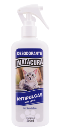 Desodorante  Matacura Antipulgas  para Gatos 200ml